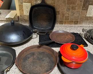Assorted Pots And Pans