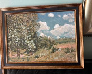 Impressionist Landscape Painting, Signed 'Sister, 75'