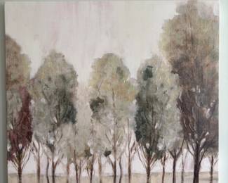 Silent Fall Trees I by Eva Watts Canvas Wall Art