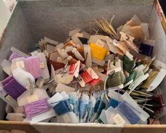 DMC Embroidery Thread Collection in Decorative Tin