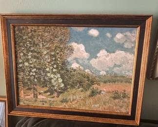 Landscape Painting, Possibly Alfred Sisley Style