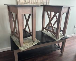 Winsome Xola Console Table with Two Side Tables
