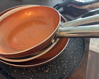 Gotham Steel CopperPlated Nonstick Frying Pans