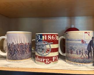 Civil War Commemorative Mugs Battle of Gettysburg