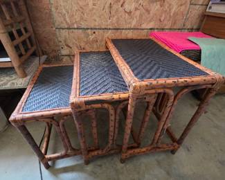 3 Bamboo tables