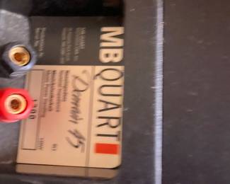 MB Quart Domaine Speakers