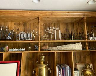 Pine Apothecary Cabinet and Decorative accessories