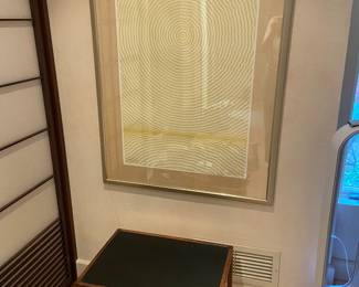 Nesting Tables and Mid century geometric art