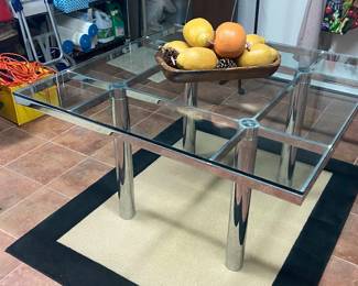 Tobia Scarpa Chrome Base Table