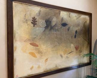 Very Large Decorative Painting, Privately Commissioned