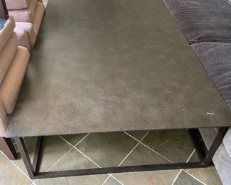 Metal coffee table