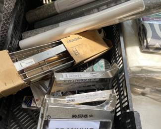 Shelving brackets, contact paper, grundtal