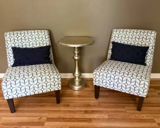 Matching set of side chairs