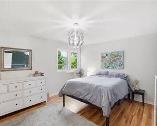 Platform bed frame, dresser