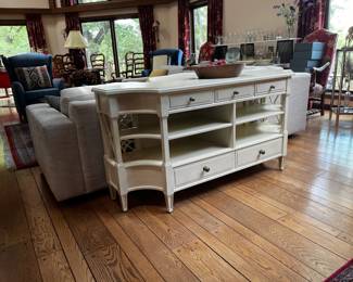 White Sofa Table from Florida