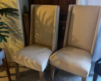 Upholstered dining room chairs
