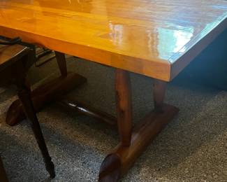 Up North Hand Made Log Table