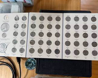 complete 50 State Quarters collection book featuring all 52 coins from the 1999–2008
