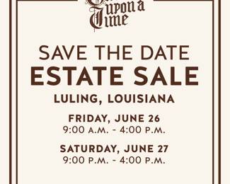 willowdale estate sales graphics save date