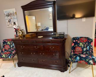 Broyhill dresser and mirror
