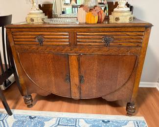 oak buffet