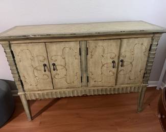 painted credenza