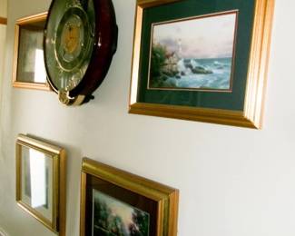 KINCAID PRINTS BULOVA MUSIC CLOCK