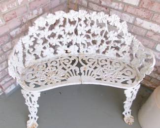 WROUGHT IRON BENCH