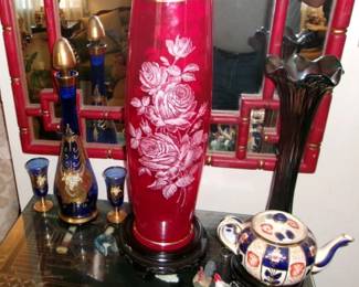ITALY VASECARNIVAL VASE ETC