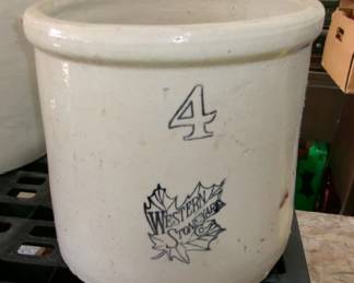 WESTERN 4 GALLON CROCK
