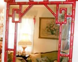 ORIENTAL BAMBOO MIRROR