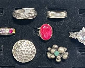 Sterling rings