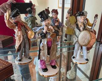 Sitzendorf German Porcelain Band Figurines
