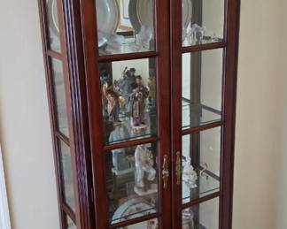 Stunning Curio Cabinet with Glass Shelving