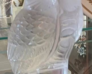 Lilique Crystal Owl