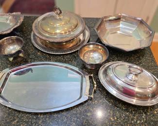 Silver Plate Serving Pieces