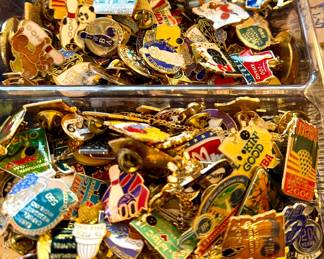 Collectible pins & bowling pins 