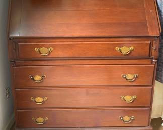 Antique secretary desk, drop-front writing surface