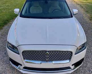 2018 Lincoln Continental: 74,800 miles, ivory pearl metallic, V6