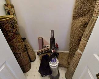 area rugs, Dyson vacuum