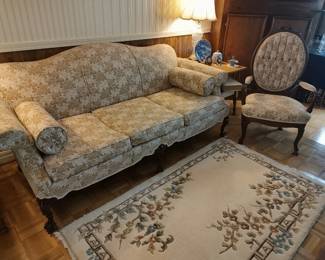Parlor Sofa w/matching Parlor Chair w/Ottoman