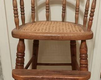 Antique Oak Youth Chair