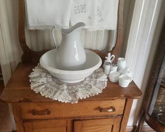 Antique Oak Washstand