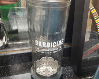 Vtg. Barbisol Jar