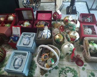 Radko & Wedgewood Christmas Ornaments