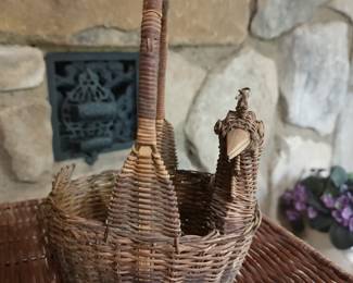 Antique Duck Basket