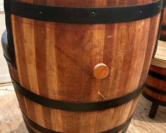 MCM drum barrel chair back
