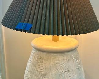 33”h Stone base lamp $25