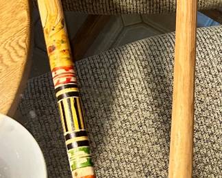 Vintage decorative wood Walking Canes