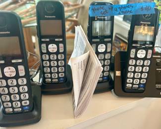 Panasonic 4 phone set Landline $40